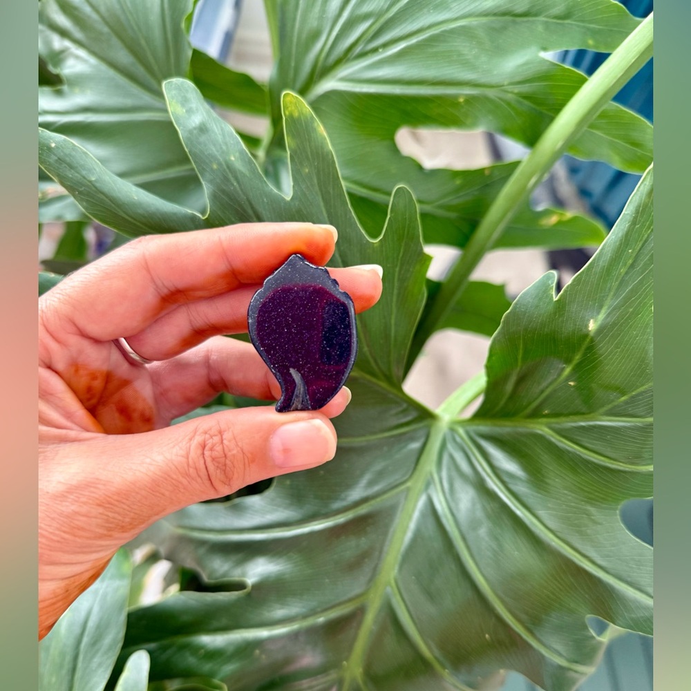 Blue Goldstone Seashell | Ambition, Protection & Cosmic Energy - Picture 2 of 4